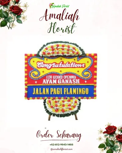 Bunga Papan Congratulation di Takofi